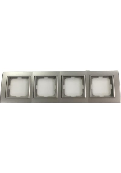 Ovivo Mina Metallic Dörtlü Çerçeve Silver