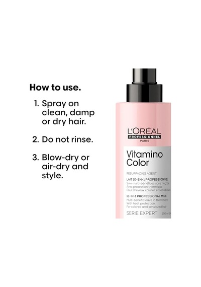 Serie Expert Vitamino Color Boyalı Saçlar Için 10 Etkili Mucize Bakım Spreyi 190ml