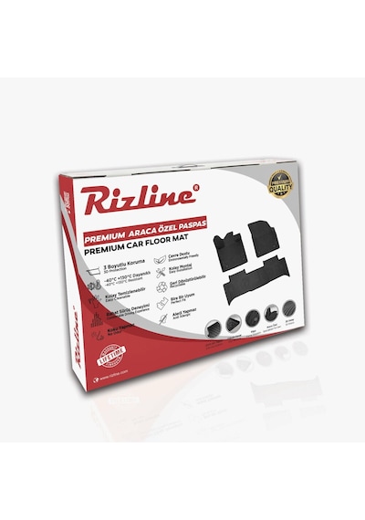 Rizline Premium Citröen C4 2020 Sonrası Havuzlu Paspas
