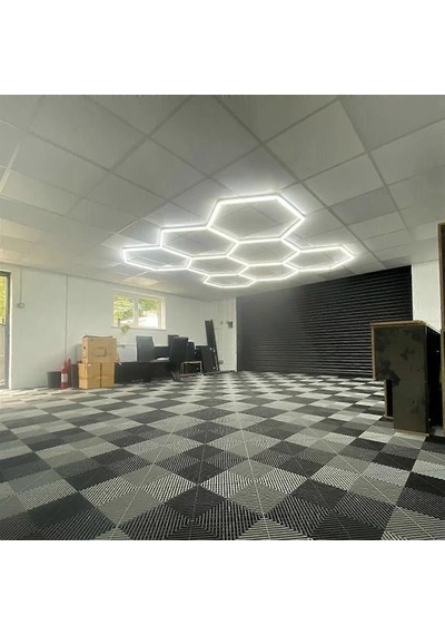 Ledx Al-rw7226 Altıgen Petek 240w Beyaz Led Armatür Garaj Dekoratif Aydınlatma