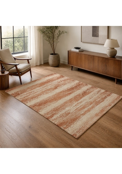 Kartela Halı Aria Halı Kaymaz Taban Makinede Yıkanabilir Halı Bakır - 60 X 90 Cm