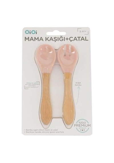 Mama Kaşığı + Çatal - Pinky Pink