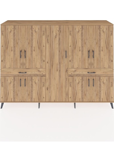 Hyperion Dolap 12 Raflı 2 Çekmeceli 8 Kapaklı 220x44x163 Çam-çam Çam-çam Hyperion Dolap 12 Raflı 2 Çekmeceli 8 Kapaklı 220x44x163 Çam-çam Çam-çam