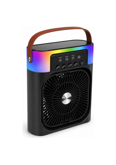 Taşınabilir Buharlı Mini Serinletici Fan Rgb Led Işıklı Usb Masaüstü Soğutucu