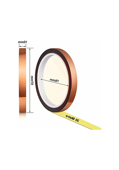 Kapton Bant, 10mm X 30 Metre, Yüksek Isıya Dayanıklı