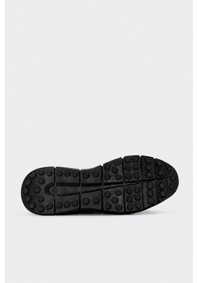 Fast Step Hakiki Deri Siyah Erkek Casual Ayakkabı 126ma167