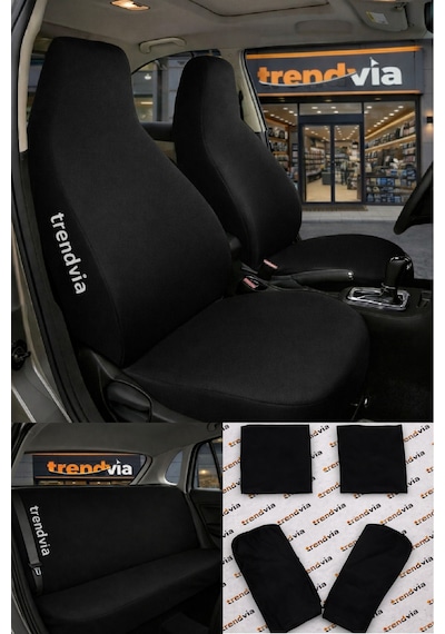 Penye Likralı Esnek Oto Koltuk Kılıfı Koruyucu Servis Kılıfı Ön & Arka Koltuk Uyumlu 57614192