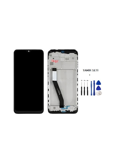 Tkgz Xiaomi Redmi 9 Lcd Ekran Dokunmatik Service Pack - Full Çıtalı + Tamir Seti