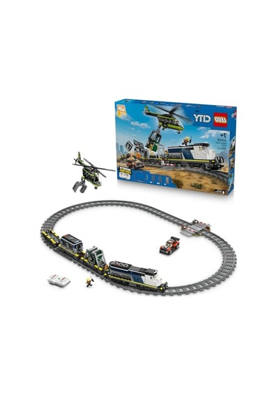 Lego City Polis Treni Soygunu Oyun Seti İle Aksiyon Dolu Anlar