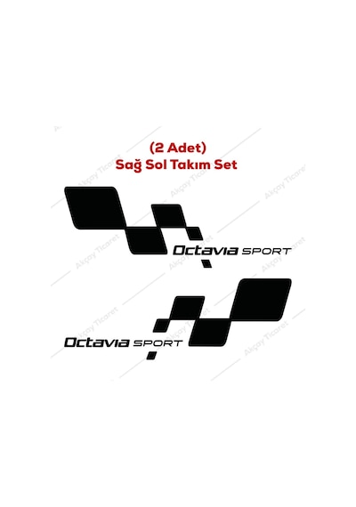 Octavia Sticker Skoda Octavia Kapı Altı Sticker Oto Sticker