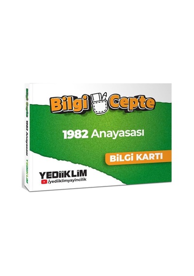 Yediiklim Meb Ags Kpss 1982 Anayasası Bilgi Kartı Soru-cevap