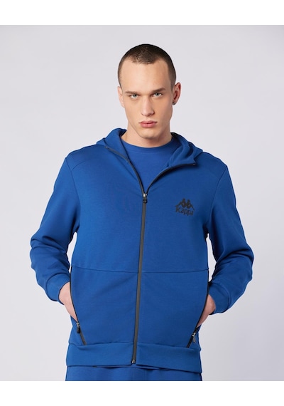 Kappa Fabio Full Zip Erkek Dark Tone Regular Fermuarlı Eşofman Üstü