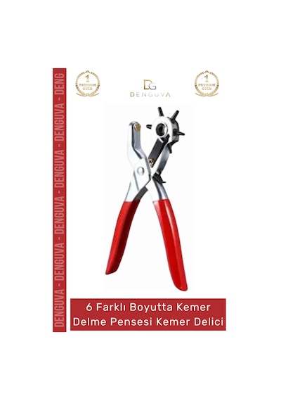 Kemerdelici Deri Ayakkabı Saat Kordonu Hobi Profesyonel Hassas Döner Delme Pensesi Kemer Delici