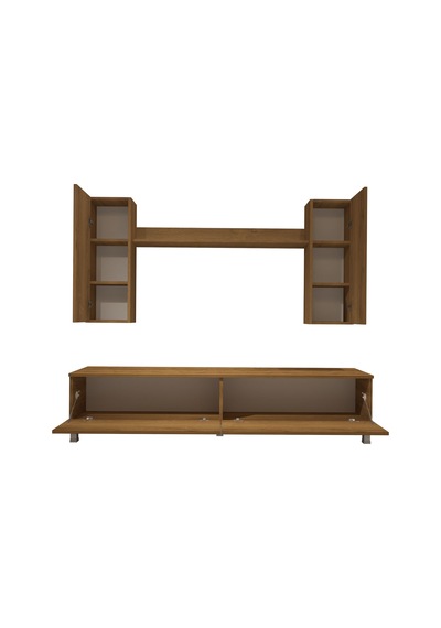 Decoraktiv Eko 5d Mdf Std Krom Ayaklı Tv Ünitesi Tv Sehpası Pera
