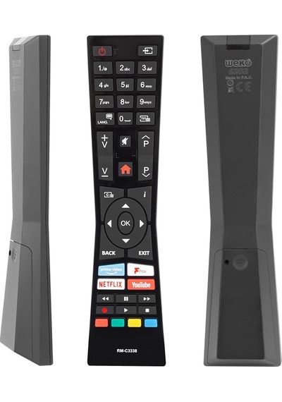 WEKO KL Vestel Uyumlu RM-C3338 H0360A NETFLIX-YOUTUBE-PRIME VIDEO TUŞLU LCD-LED TV KUMANDA