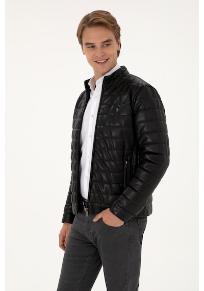 U.s. Polo Assn. Erkek Siyah Deri Mont-kaban 50317321-001 001sıyah