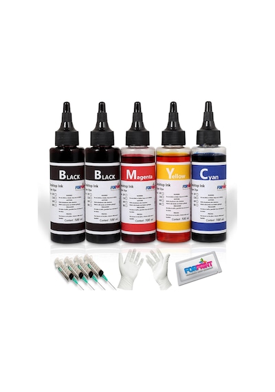 Canon Gı-490 Uyumlu Forprint Dolum Seti 5x100ml, Canon G3400/canon G4400