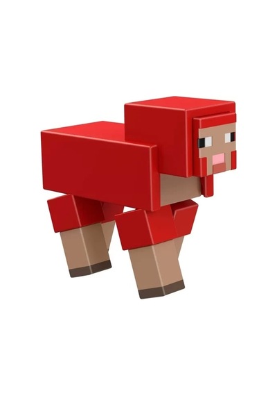 Minecraft Kırmızı Koyun Aksesuarlı Figürler -GTT46
