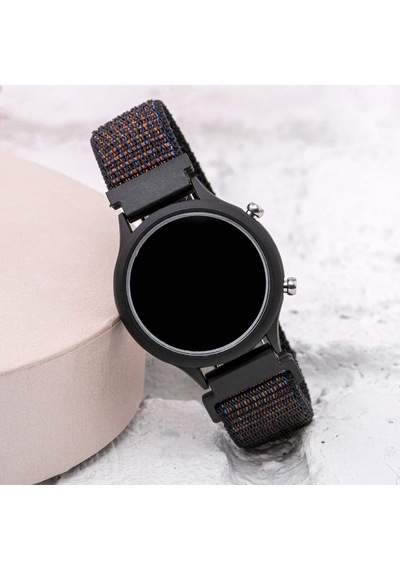 Yeni Sezon Cırtlı Yapışır Kordon Siyah Renk Led Bileklik Kol Saat St-304055
