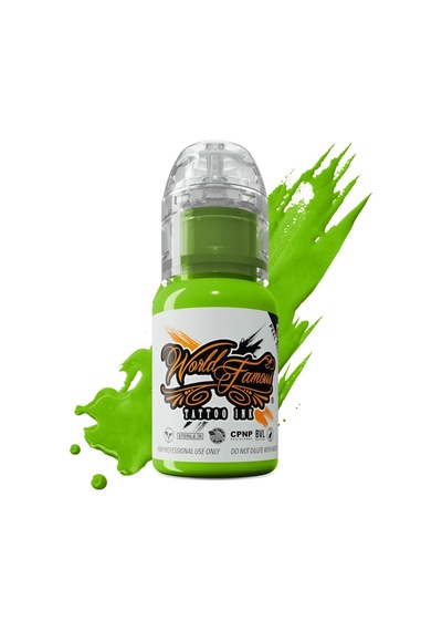 Northern Lights Green - World Famous Ink Dövme Boyası - 1/2oz/15ml