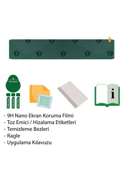 Kia Ev3 2024-2026 Uyumlu 30" Panoramik Tek Parça 9h Nano Ekran Koruyucu Şeffaf