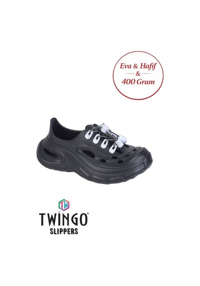 Twingo Eva Hafif Günlük Deniz & Spor Ayakkabısı Unisex Siyah