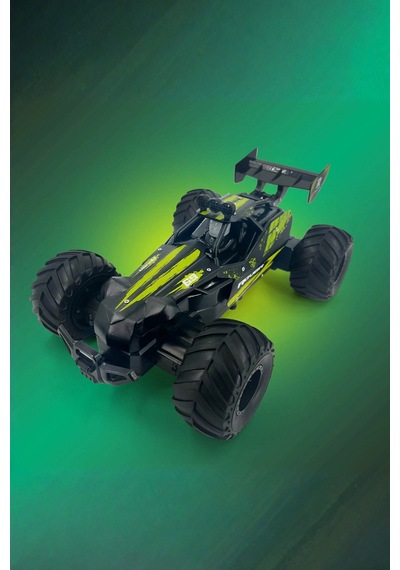 Uzaktan Kumandalı Şarjlı Amfibi Off-road Oyuncak Araba Büyük Boy 38 Cm Suda Ve Karada Giden Sarı