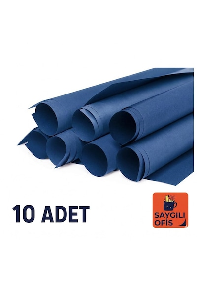 Saygılıofis Fon Kartonu 10 Lu Gri 50x70 Cm 1 Paket Mavi