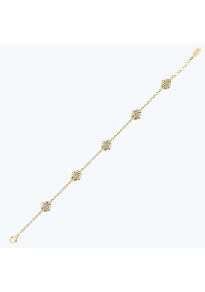 Altınbaş Altın Çiçek Bileklik Abl0205-y-25952 Çok Renkli