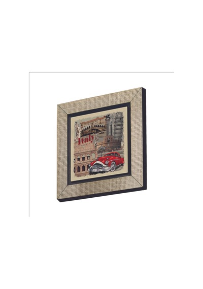 İtalya Görseli Baskılı Mdf Magnet 7x7 249