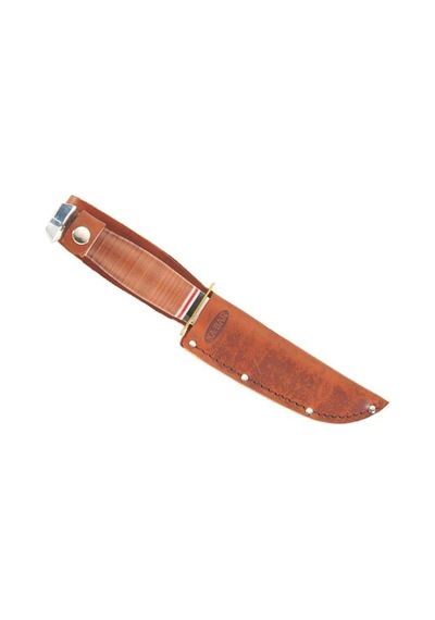Ka-bar Little Finn Deri Kabza Outdoor Kamp Bıçağı Çok Renkli