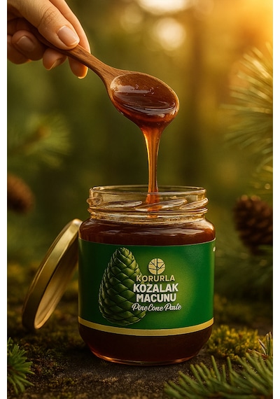 Doğal Kozalak Macunu Enerji Ve Direnç Desteği %100 Katkısız Bitkisel