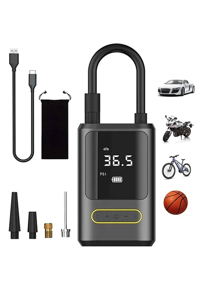 Kablosuz Oto Araç Mini 4000mah 150 Psı Işıklı Oto Hava Kompresörü Ka-760 5332