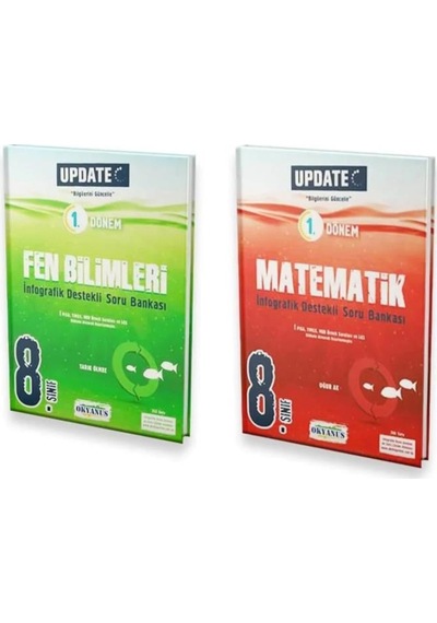Okyanus 8. Sınıf LGS Update 1. Dönem Matematik-Fen Soru Bankası S