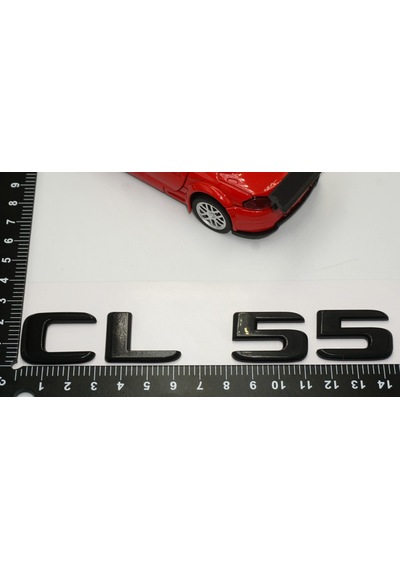CL 55 Bagaj Parlak Siyah ABS 3M 3D Yazı Logo