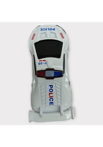 Metal Mini Polis Arabası 8 Cm - Polis - 3 Lisinya