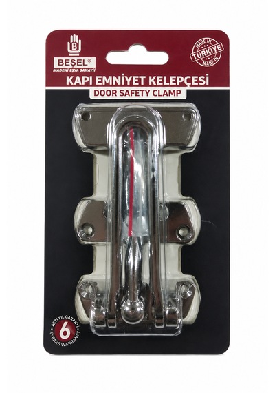 Krom Emniyet Kelepçesi Kapı Güvenlik Kilidi Kapı Kilidi