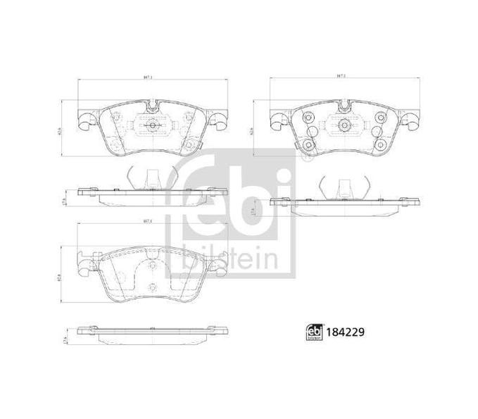 Nissan Qashqai J12 2021- Ön Fren Balatası D1060-6rn0a Roadhouse Spain