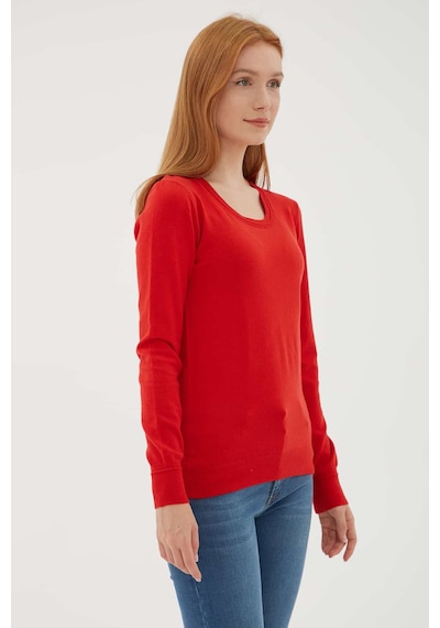 Fashion Friends Bayan Kazak 24k0779k1 Kırmızı Kırmızı