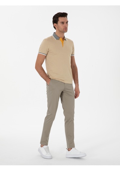 Cacharel Yeşil Slim Fit Pamuk Karışımlı Kanvas Pantolon Yesıl Cacharel Yeşil Slim Fit Pamuk Karışımlı Kanvas Pantolon Yesıl