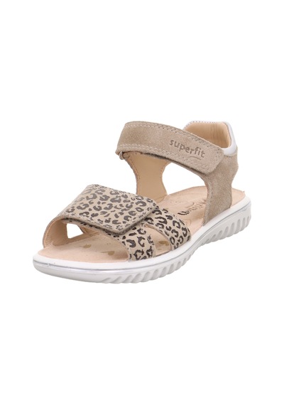 Superfit Sparkle Kız Çocuk Sandalet - Bej Leopar 609004-4010