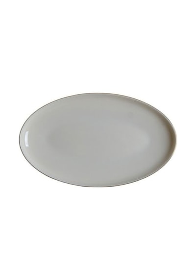 Aryıldız Hazel Gold 25cm Kayık Tabak Beyaz