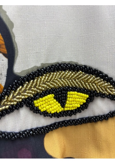 ALANYAXXL Büyük Beden Kadın Picasso Desenli Göz Aplikeli Boncuk İşlemeli Kapüşonlu Fermuarlı Pamuklu Twill Dokuma 50-52 Beden Alt Üst Takım Siyah ALANYAXXL Büyük Beden Kadın Picasso Desenli Göz Aplikeli Boncuk İşlemeli Kapüşonlu Fermuarlı Pamuklu Twill Dokuma 50-52 Beden Alt Üst Takım Siyah