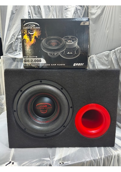 Carmon Audio Gh-2.000- 900w Max-300w Rms-kaliteli-profesyonel-yer Kaplamayan 20 Cm-kabinli Woofer