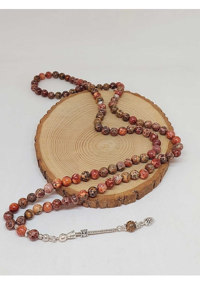 Jasper Taşı 99luk Tesbih 8.5mm 53086 Çok Renkli