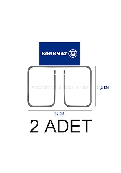 Korkmaz Marka Tost Makine Rezistansı 900w-110v 2adeet