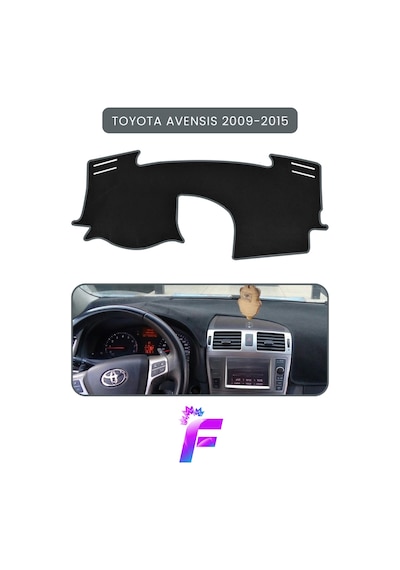 Toyota Avensis 2009-2015 Araca Özel Torpido Örtüsü Ön Göğüs Kılıfı Tam Koruma B14