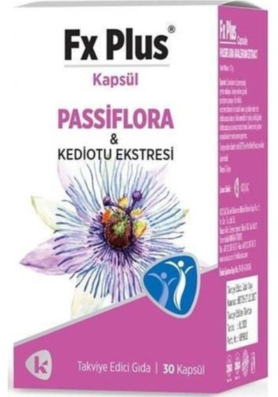 Fx Plus Passiflora & Valerain 30 Kapsül