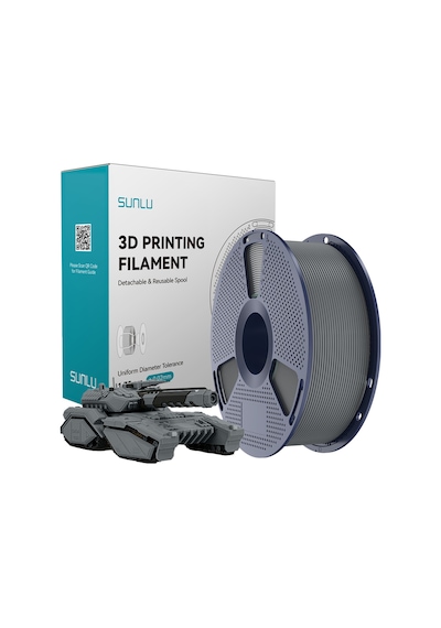 Sunlu Pla Filament Gri 1.75mm 1kg