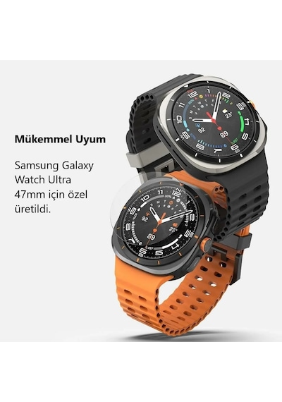 Samsung Galaxy Watch Ultra 47mm Uyumlu 3 Adet Şeffaf Ekran Koruyu